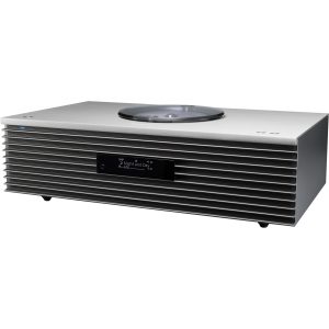 Technics SC-C70MK2 Premium Class - Sistem muzical all-in-one (3 amplificatoare complet digitale JENO, Space Tune, Technics Audio Center, Dual Power System), argintiu