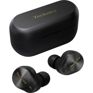 Technics EAH-AZ80 căști true wireless cu anularea zgomotului de fundal (Bluetooth Multipoint 3 dispozitive, JustMyVoice, driver 10mm), negru
