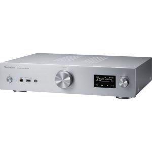 Technics SU-GX70 Grand Class – Amplificator audio de rețea (JENO Engine, LAPC, sistem de alimentare duală, ieșire video HDMI), argintiu
