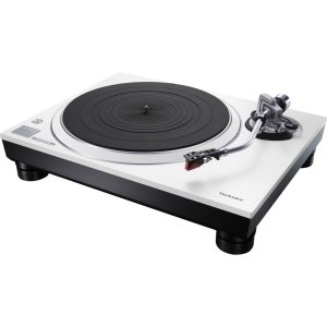 Technics SL-1500 Premium Class - Pickup cu acționare directă (preamplificator Phono și doztă încorporate, funcție de ridicare automată a brațului), alb