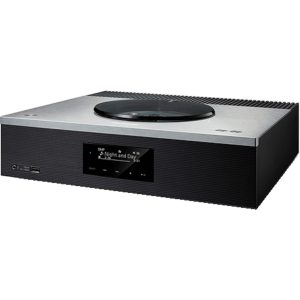 Technics SA-C600 Premium Class - CD player de rețea (mecanism JENO, Space Tune, circuit dublu de surse de alimentare, amplificator digital), argintiu