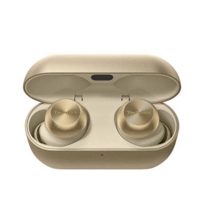 Technics EAH-AZ100E-K 24 EAH AZ10020Front20Earbuds20In20Case20Open20N20Champagne20Gold