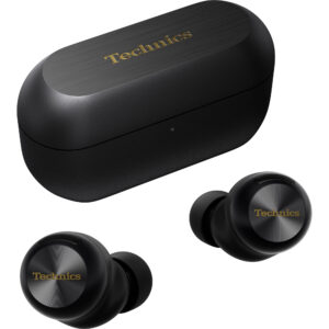 Technics EAH-AZ100 căști true wireless cu anularea zgomotului de fundal(Bluetooth Multipoint 3 dispozitive,Dolby Atmos,LE Audio, driver 10mm),negru