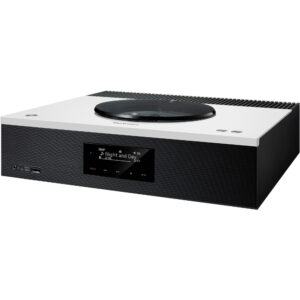Technics SA-C600EG, CD Player de redare din rețea (JENO Engine, circuit dublu de surse de alimentare,Phono, intrare digitala coaxială,optică,USB), alb