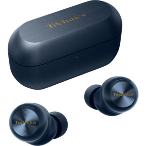 Technics EAH-AZ100 căști true wireless cu anularea zgomotului de fundal (Bluetooth Multipoint 3 dispozitive, Dolby Atmos, driver 10mm), bleumarin